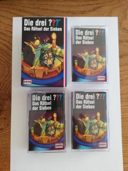 Die Drei Fragezeichen Folgen 1-3 Das Rätsel der Sieben Teil 1 Schwarz 8888376167 4/1-4/3 Europa in Sammlerbox